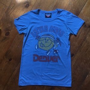 Denver Nuggets Little Miss Denver throwback tee